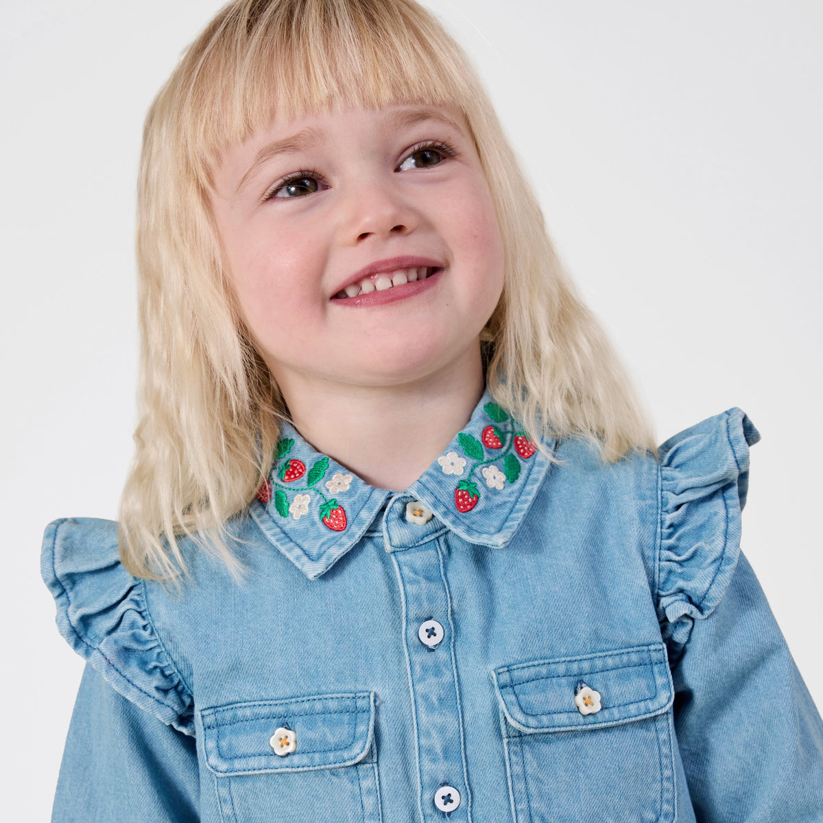 Wild Strawberry Chambray Shirt