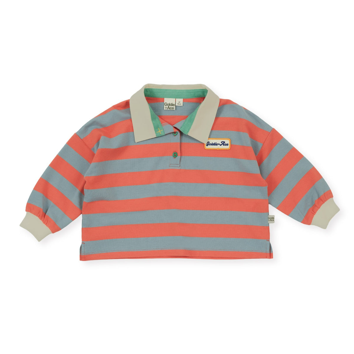 Rugby Stripe Terry Sweat Top