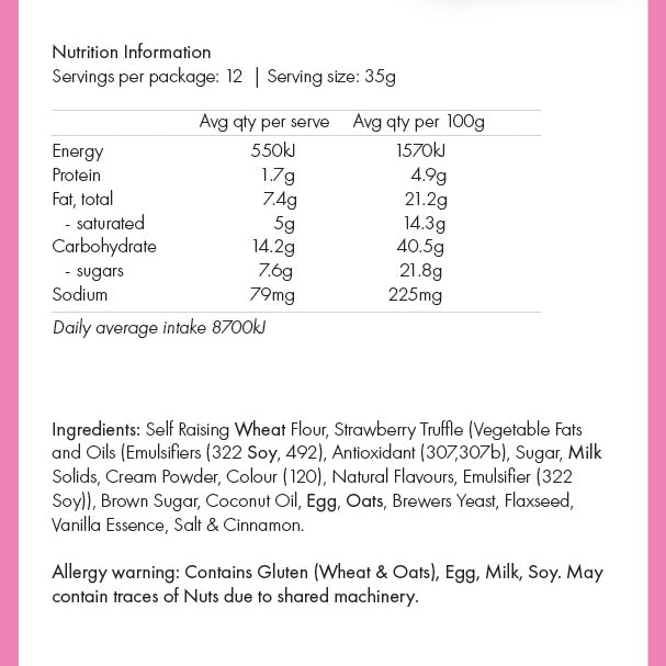 Strawberry Lactation Cookies