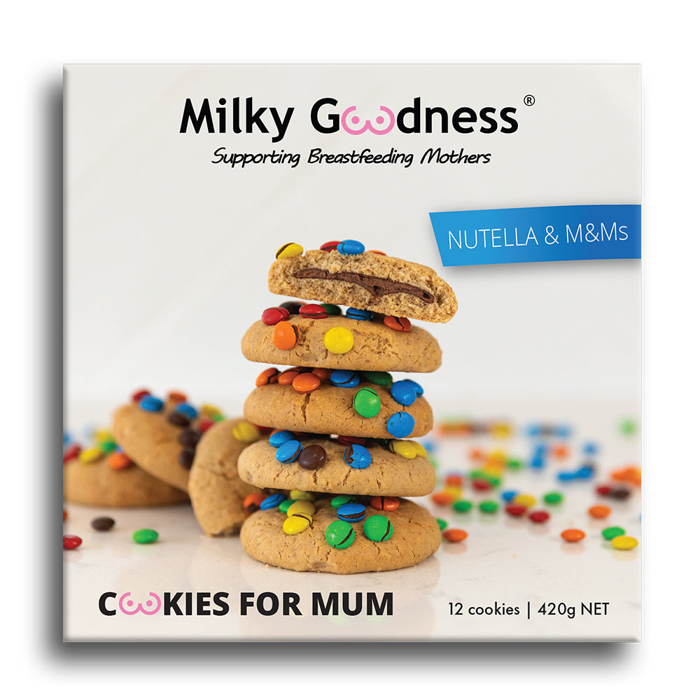Nutella & M&Ms Lactation Cookies