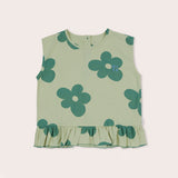 Petal Boxy Frill Singlet