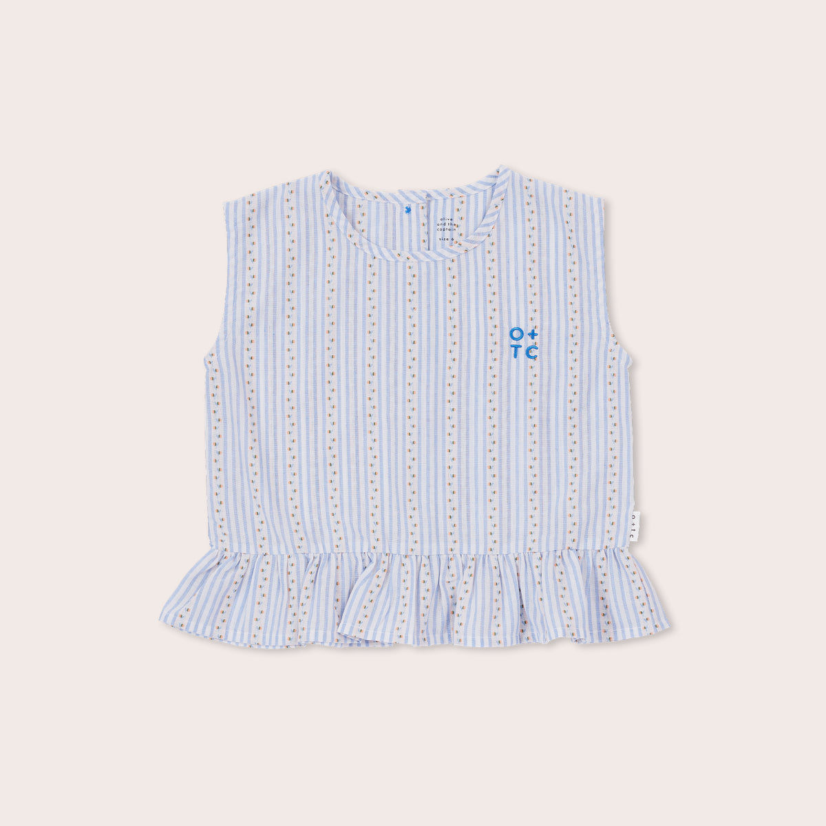 Peaches Boxy Frill Singlet