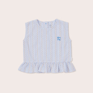 Peaches Boxy Frill Singlet