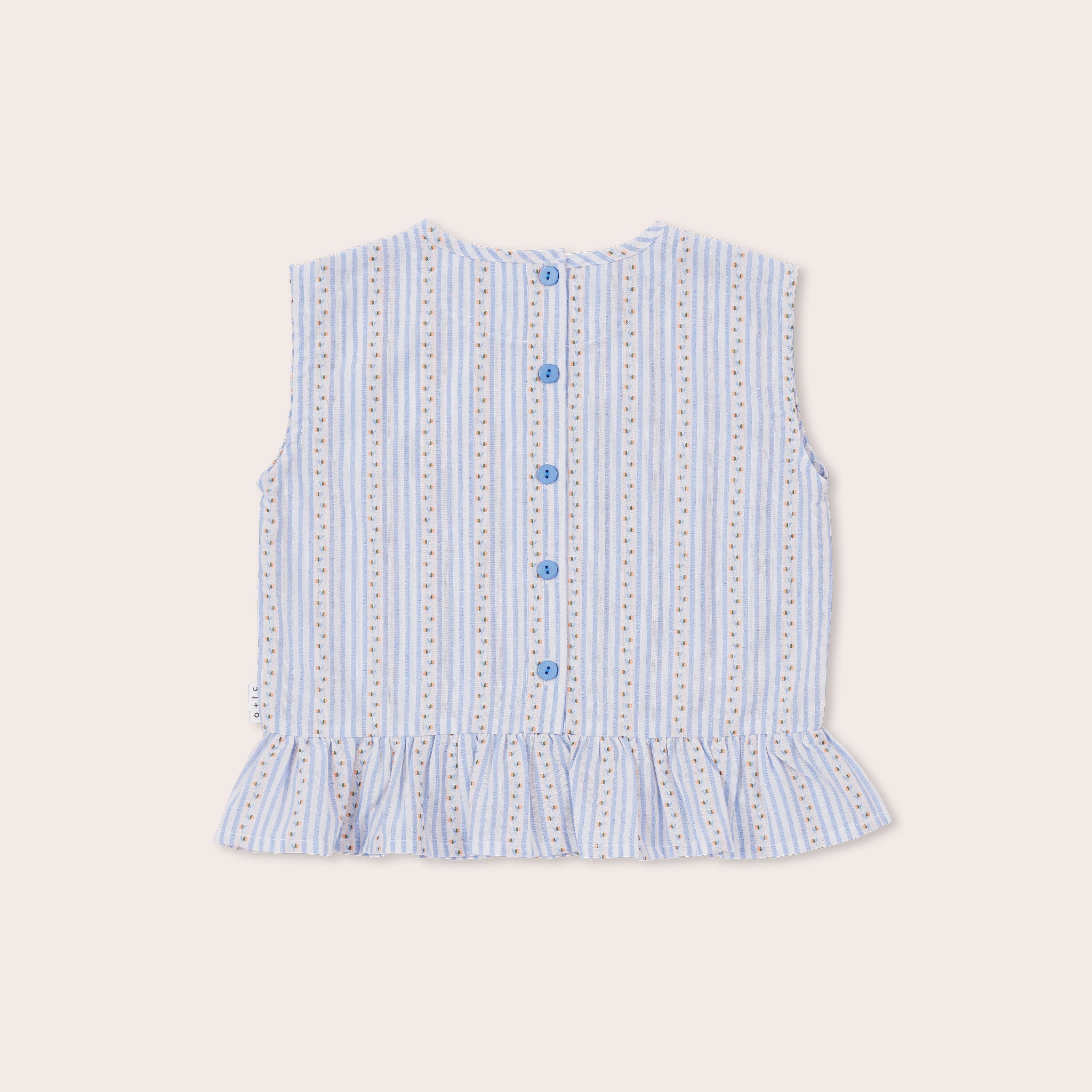 Peaches Boxy Frill Singlet