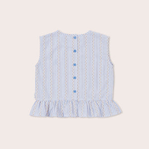 Peaches Boxy Frill Singlet