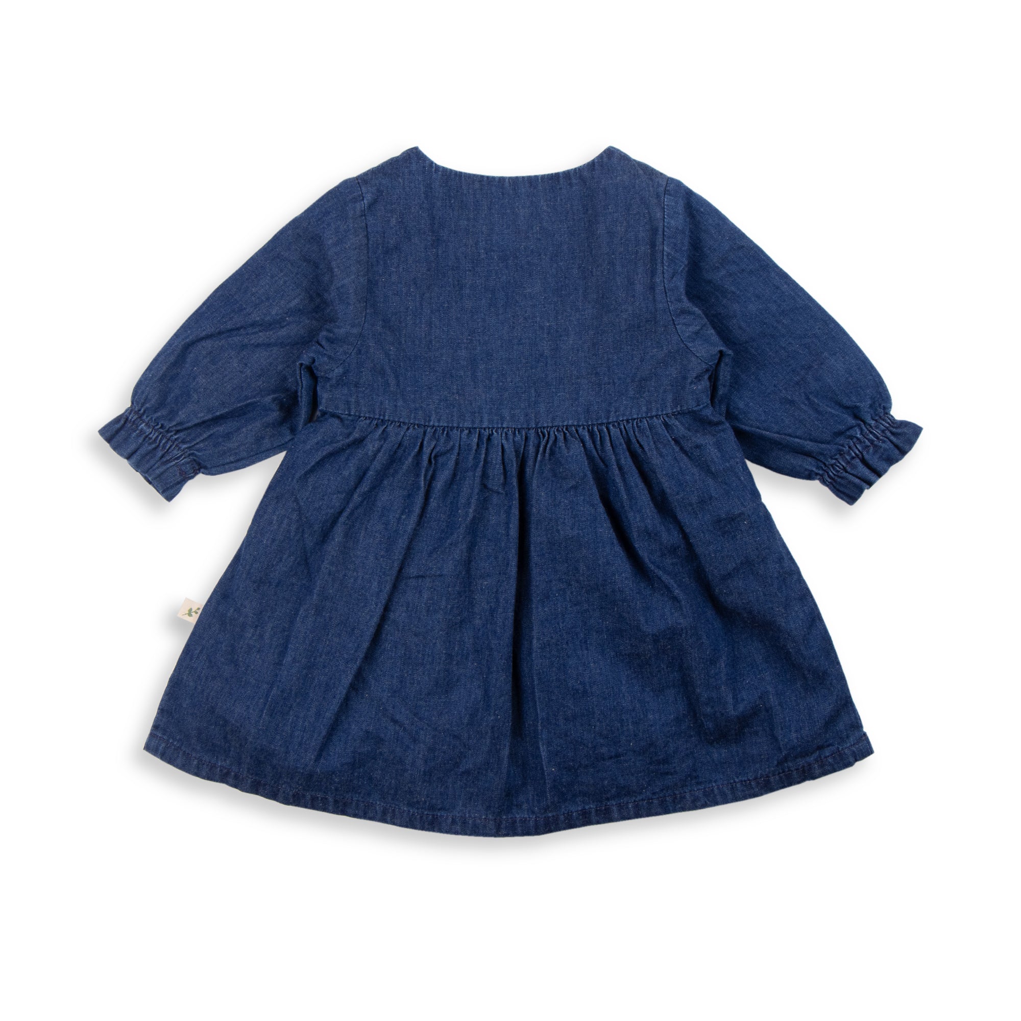 Denim Embroidery Dress
