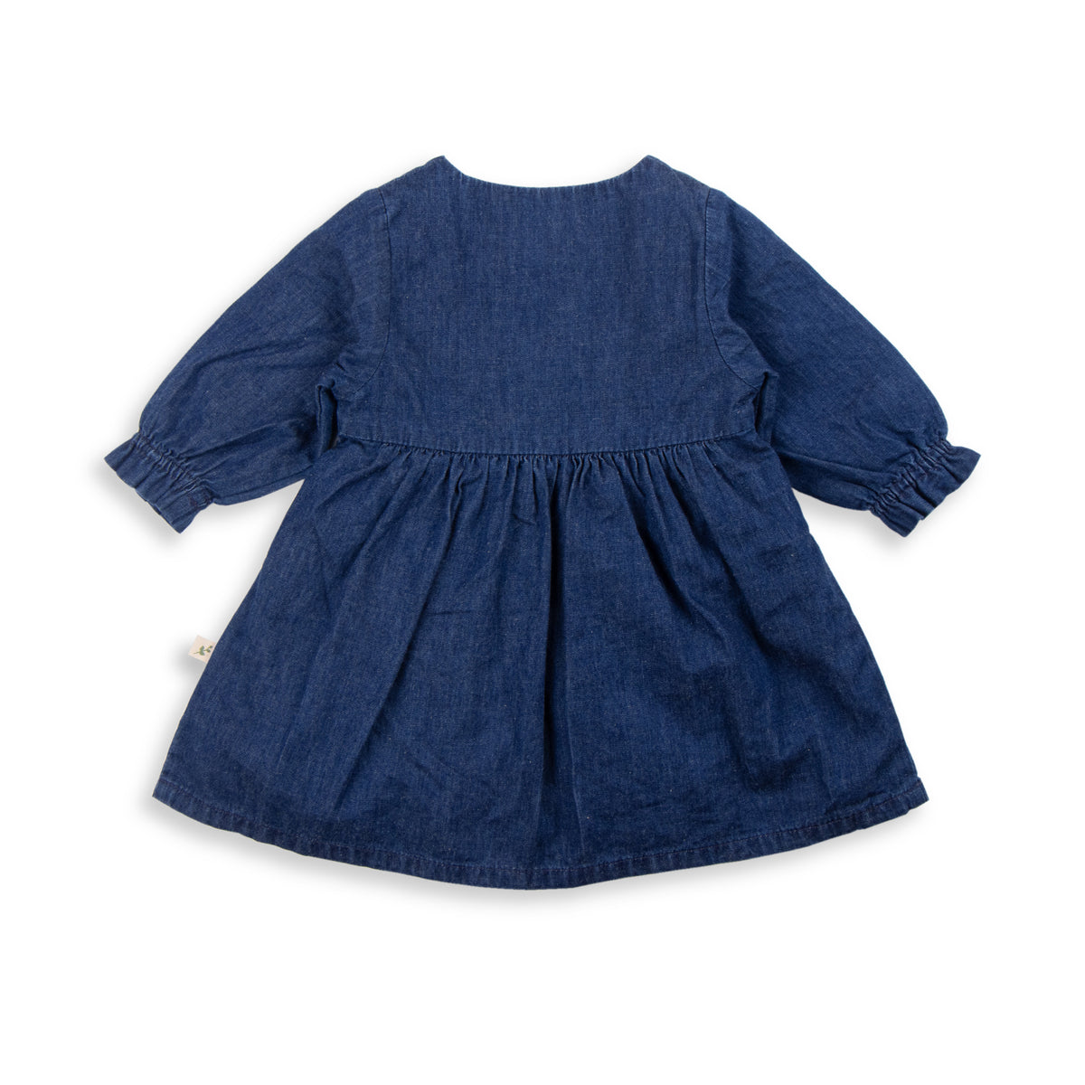 Denim Embroidery Dress