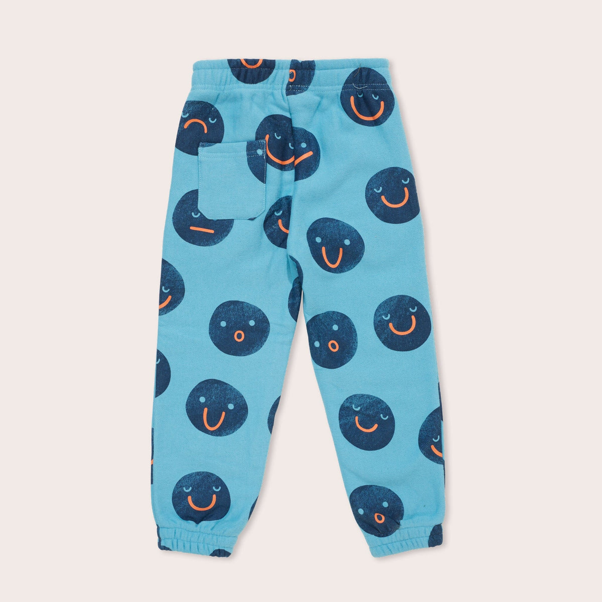 Teal Faces Track Pants