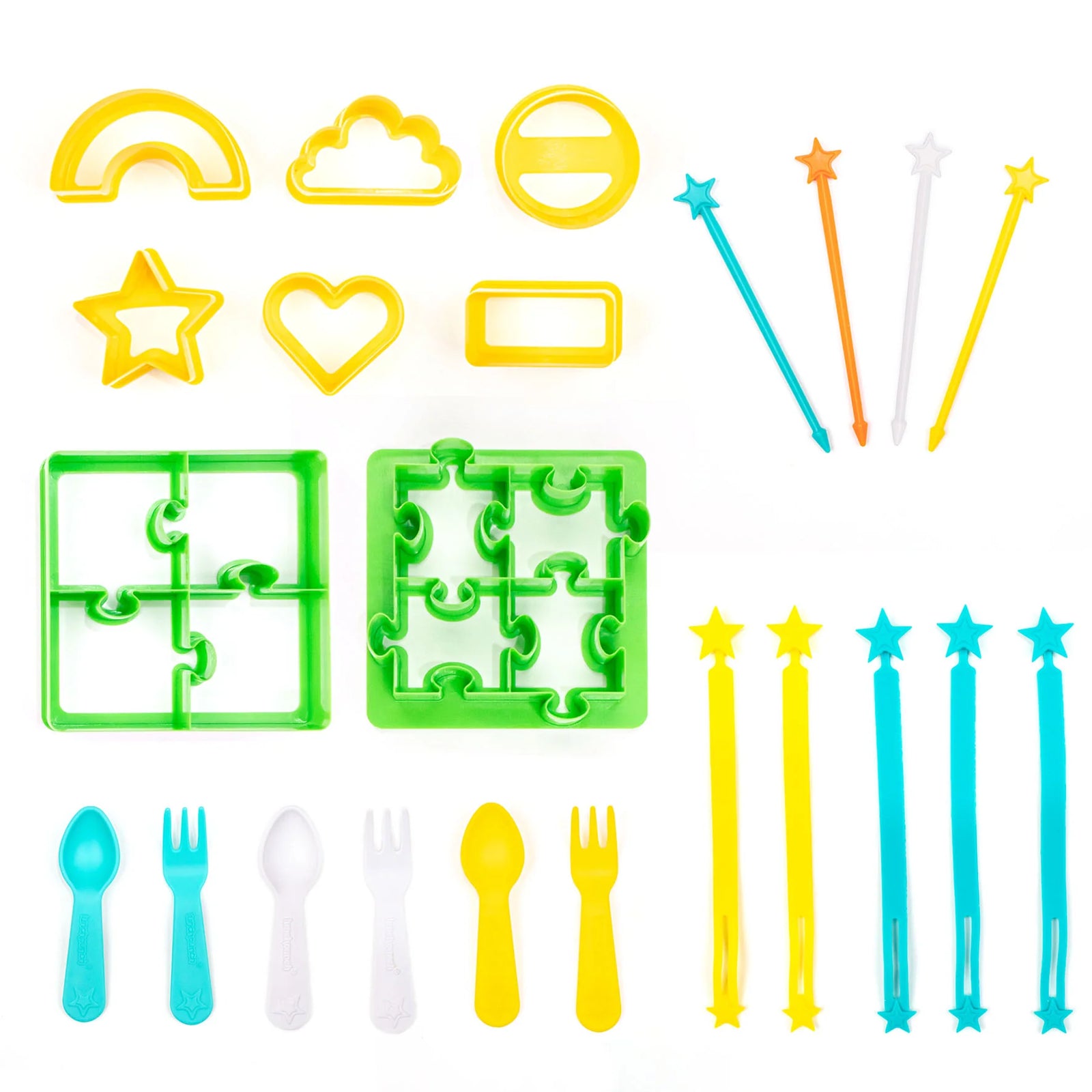 Puzzle & Mini Bites Cutters & Bento Fun Set