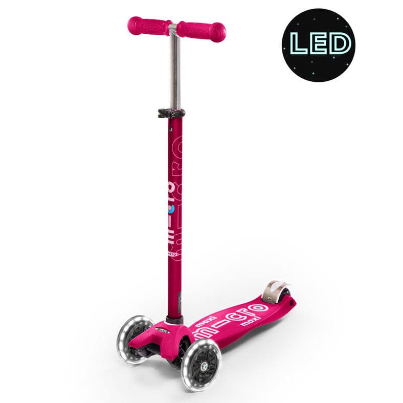 Maxi Micro Deluxe LED Scooter (Pink)