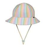 Ponytail Swim Bucket Hat - Rainbow