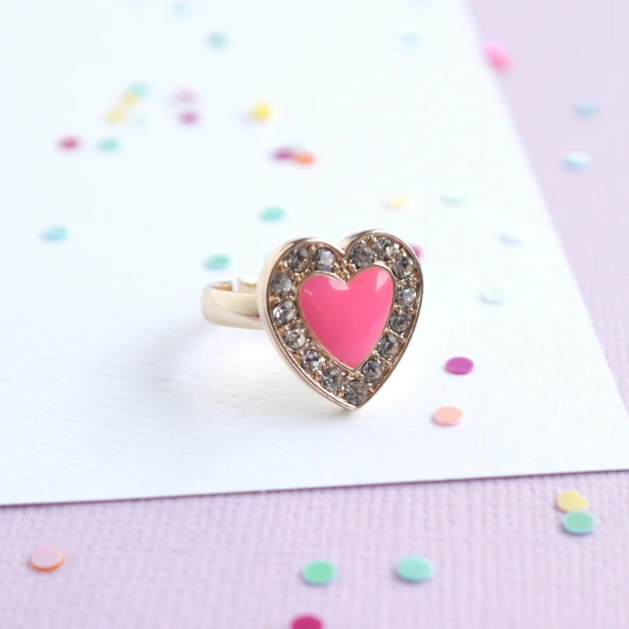 Bling Heart Ring