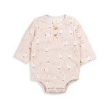 Henley LS Bodysuit - Geese