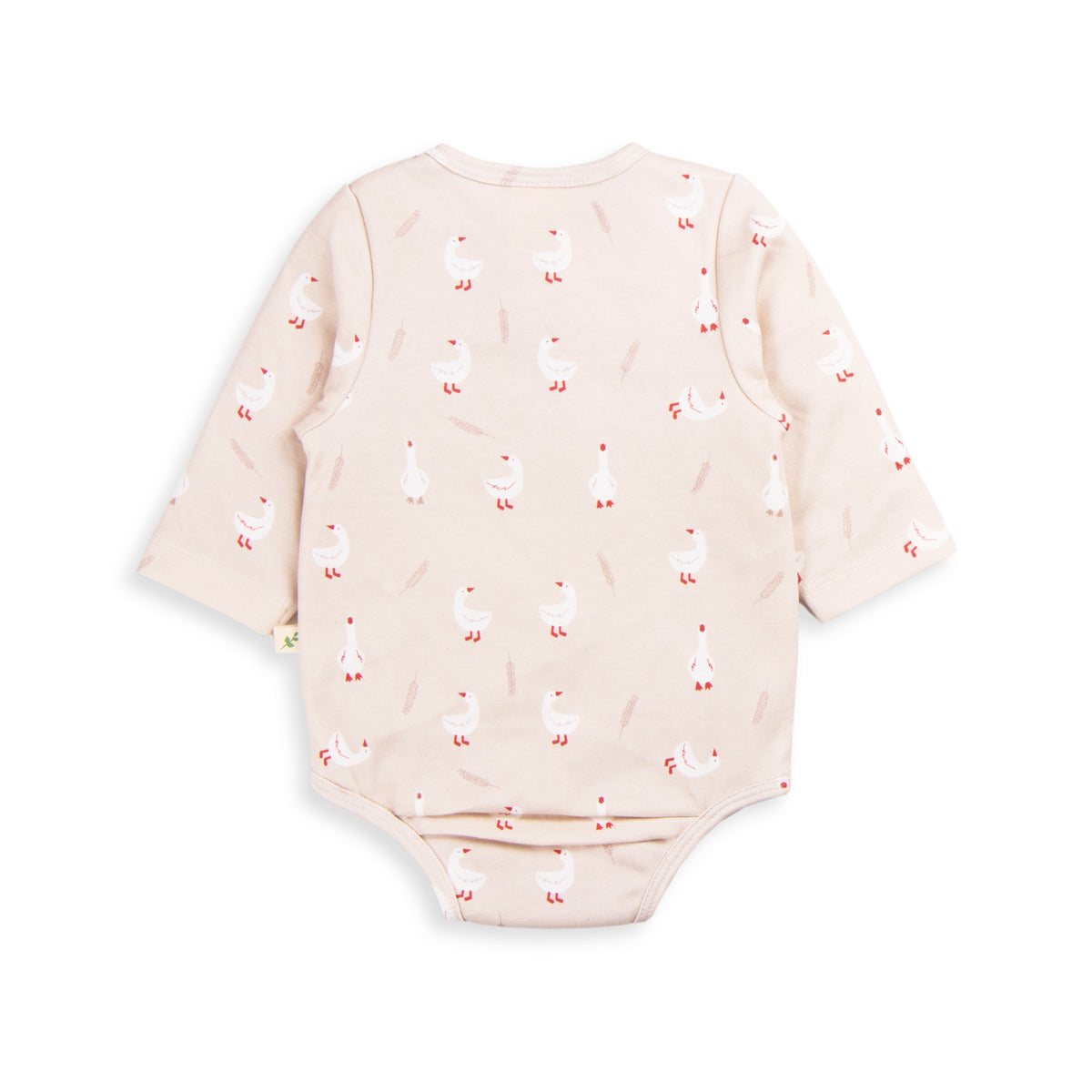 Henley LS Bodysuit - Geese