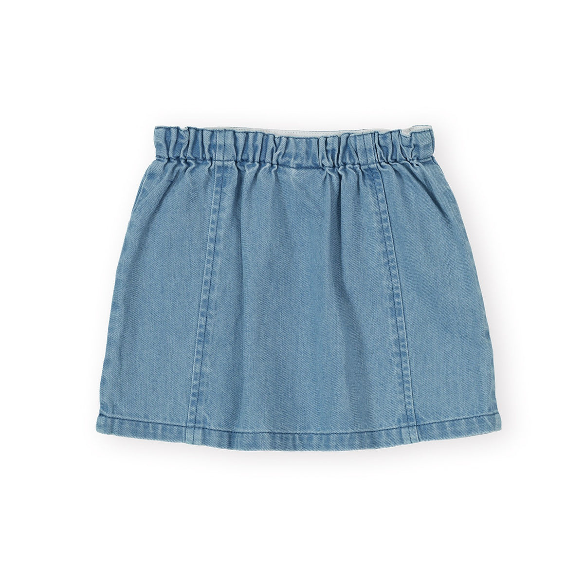 Wild Strawberry Chambray Skirt