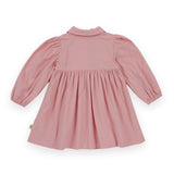 Wild Strawberry Corduroy Collar Dress