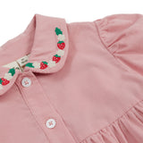 Wild Strawberry Corduroy Collar Dress