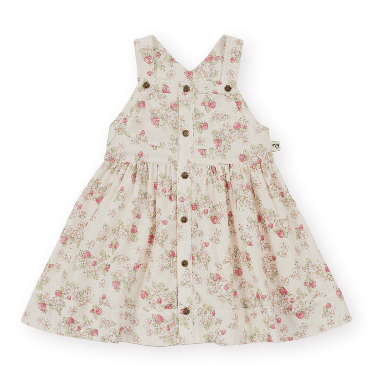 Strawberry Fields Pinafore Dress