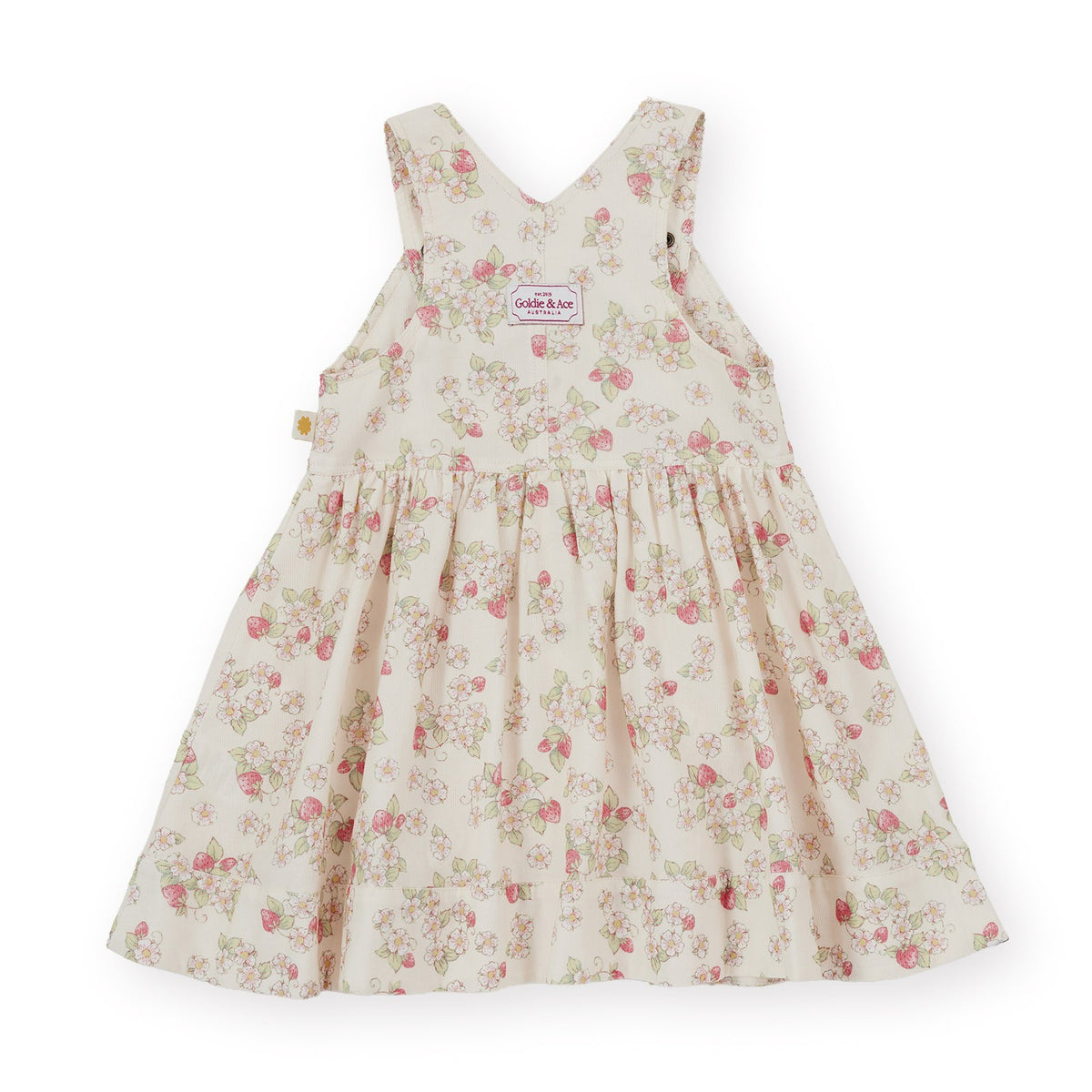 Strawberry Fields Pinafore Dress