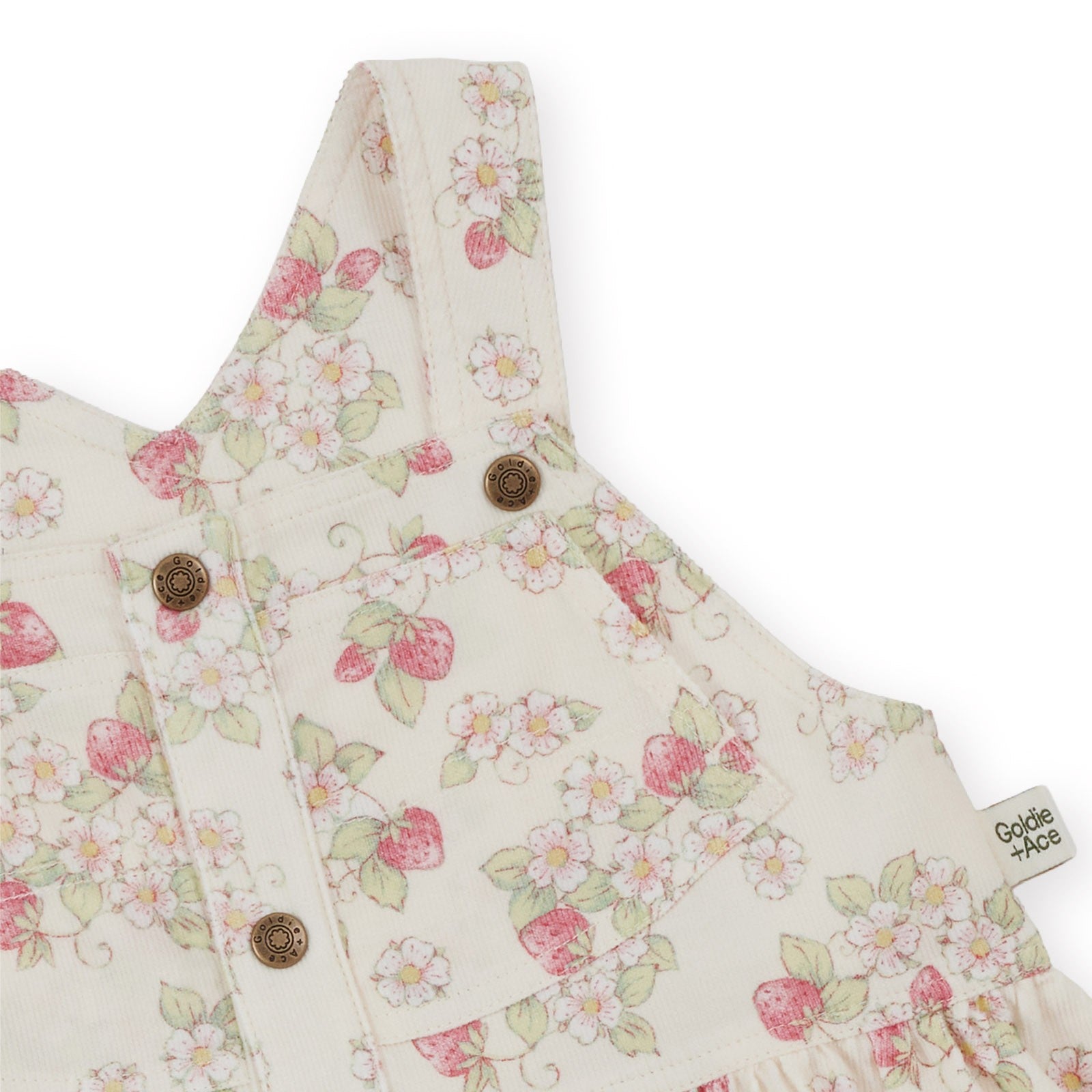 Strawberry Fields Pinafore Dress