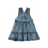 The Smurfs Pinafore Denim Dress