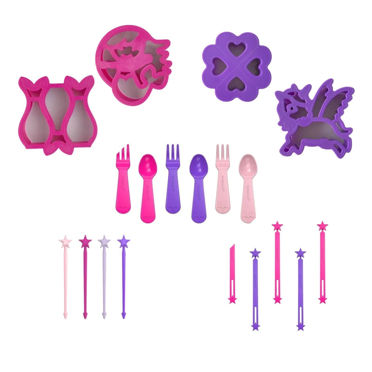 Unicorn & Mermaid Cutters & Bento Fun Set