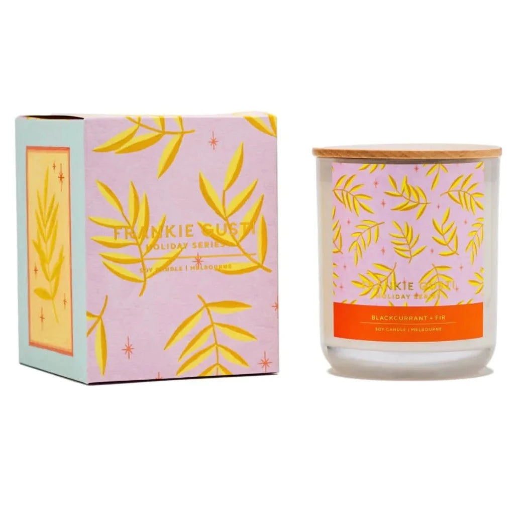 HOLIDAY SERIES CANDLE ( Blackcurrent & Fir)
