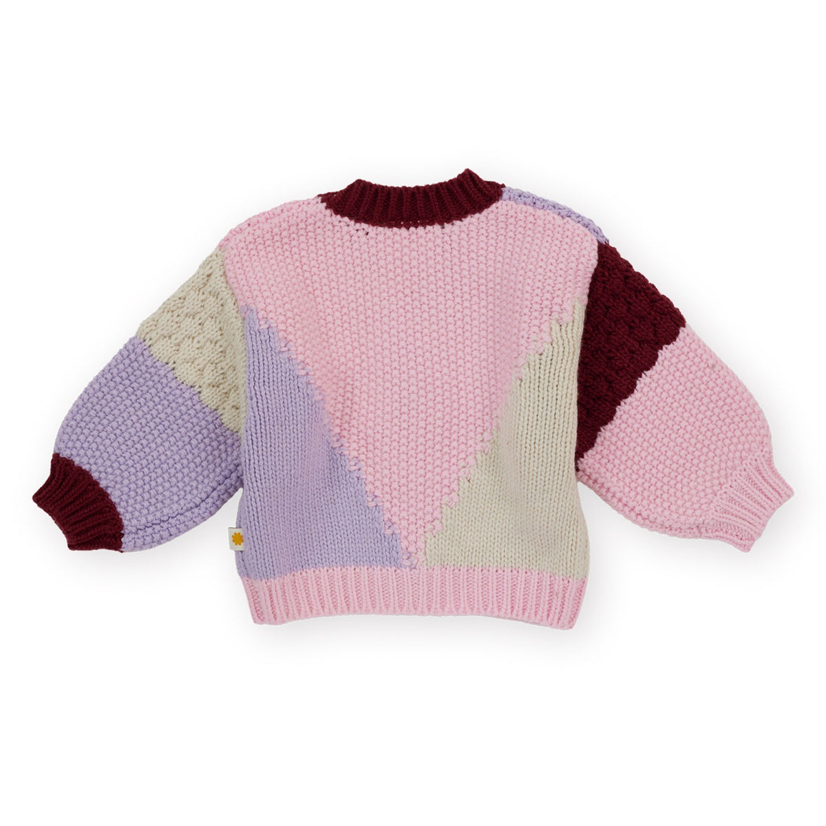 Colour Block Knit Cardigan