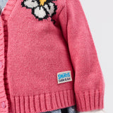 The Smurfs Flower Knit Cardigan