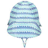 Swim Legionnaire Flap Beach Hat - Riptide