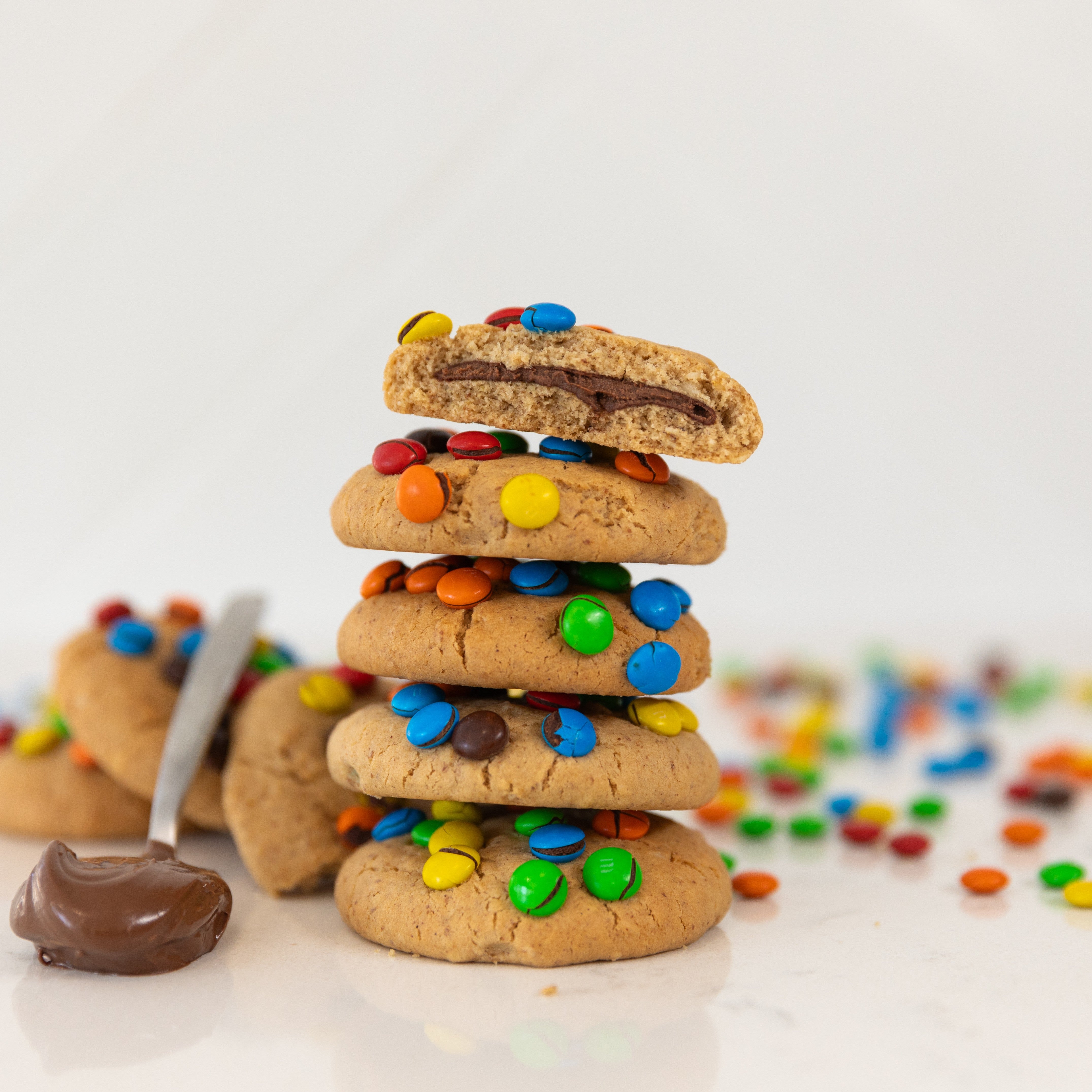 Nutella & M&Ms Lactation Cookies