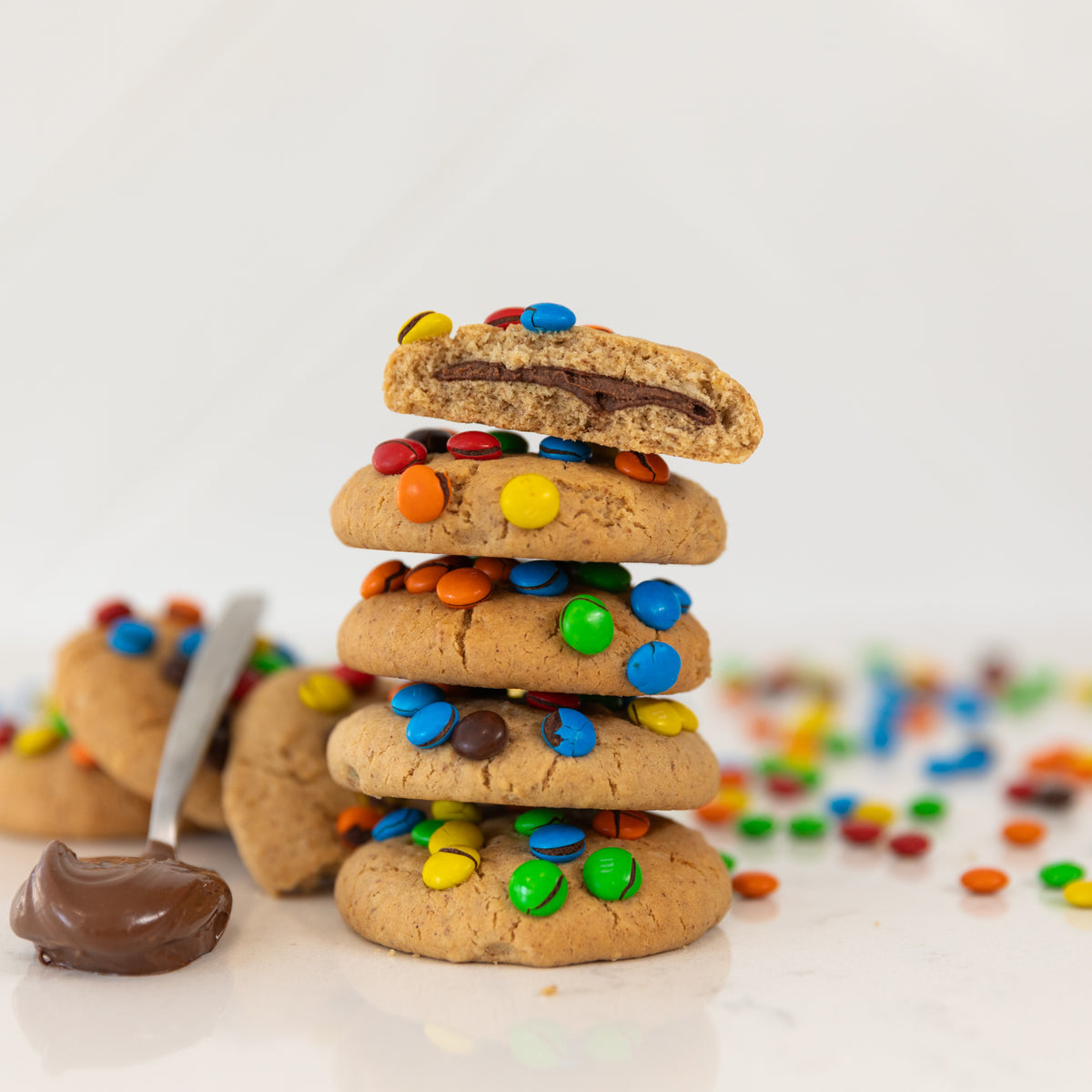 Nutella & M&Ms Lactation Cookies