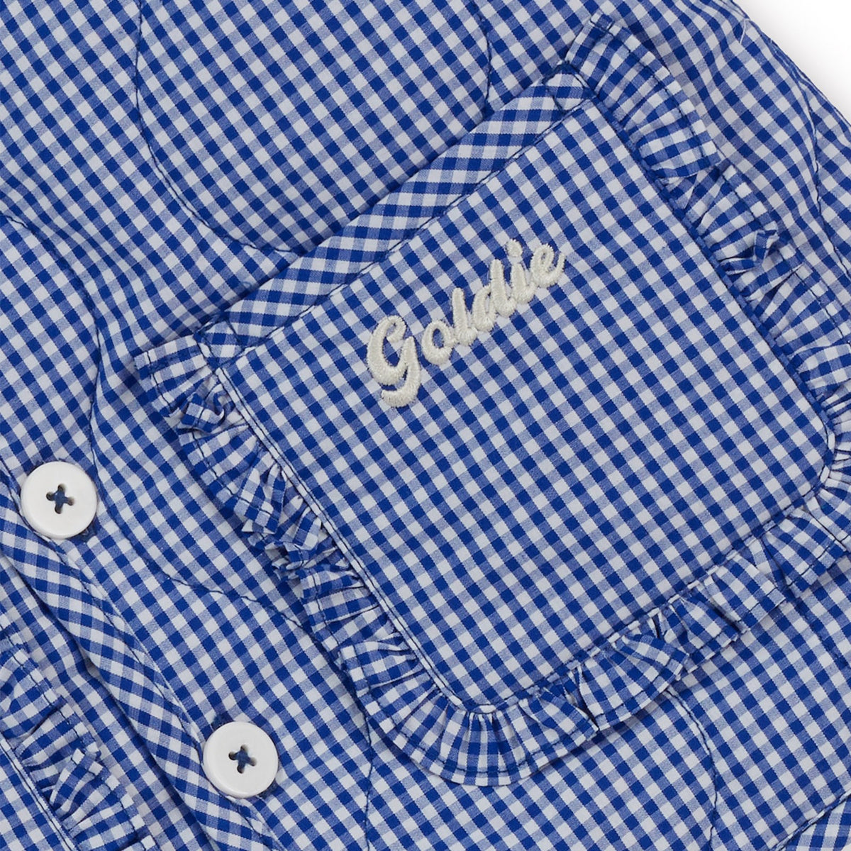 Wild Strawberry Gingham Padded Jacket