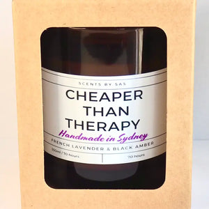 Cheaper Than Therapy Candle