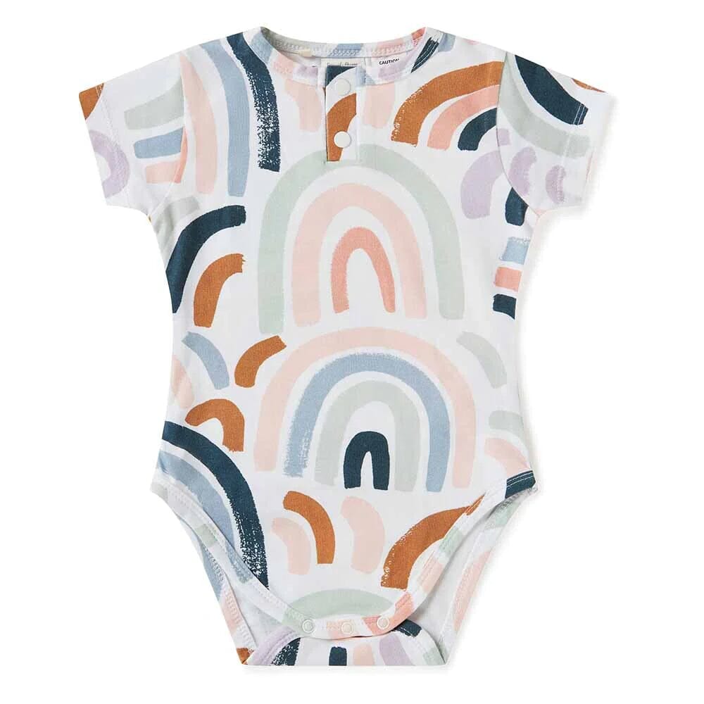 Rainbow Organic SS Bodysuit