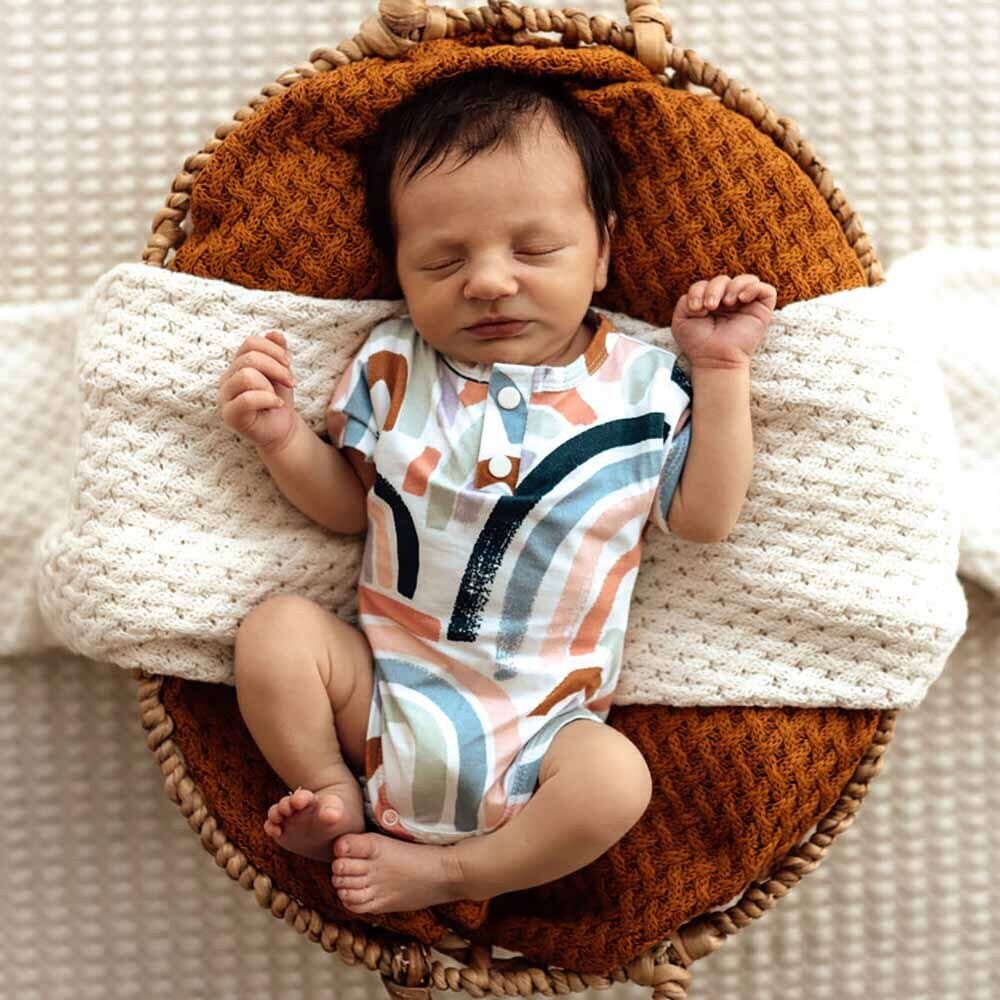 Rainbow Organic SS Bodysuit