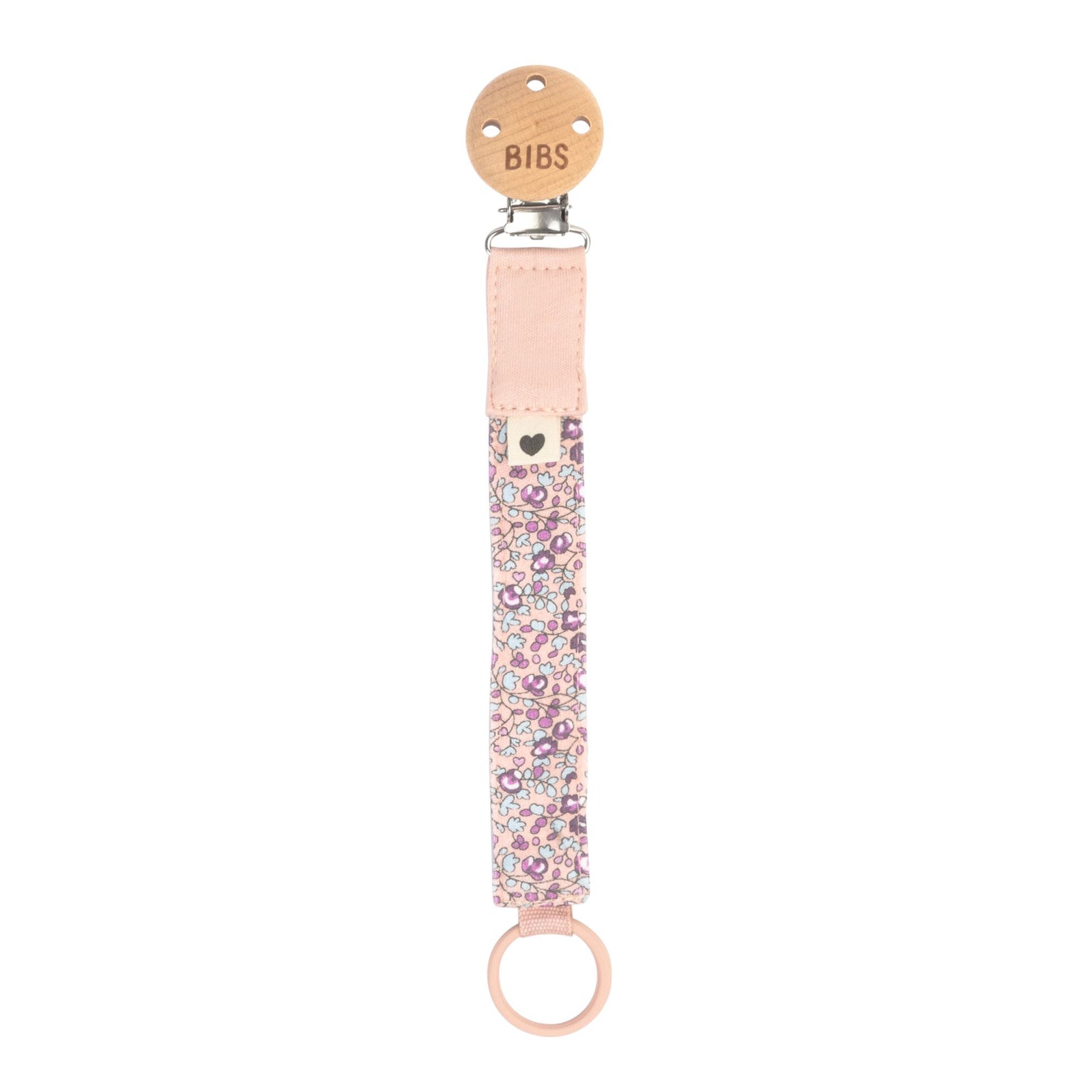Liberty Pacifier Clip (Eloise/Blush)