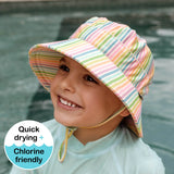 Kids Classic Swim Bucket Hat - Rainbow
