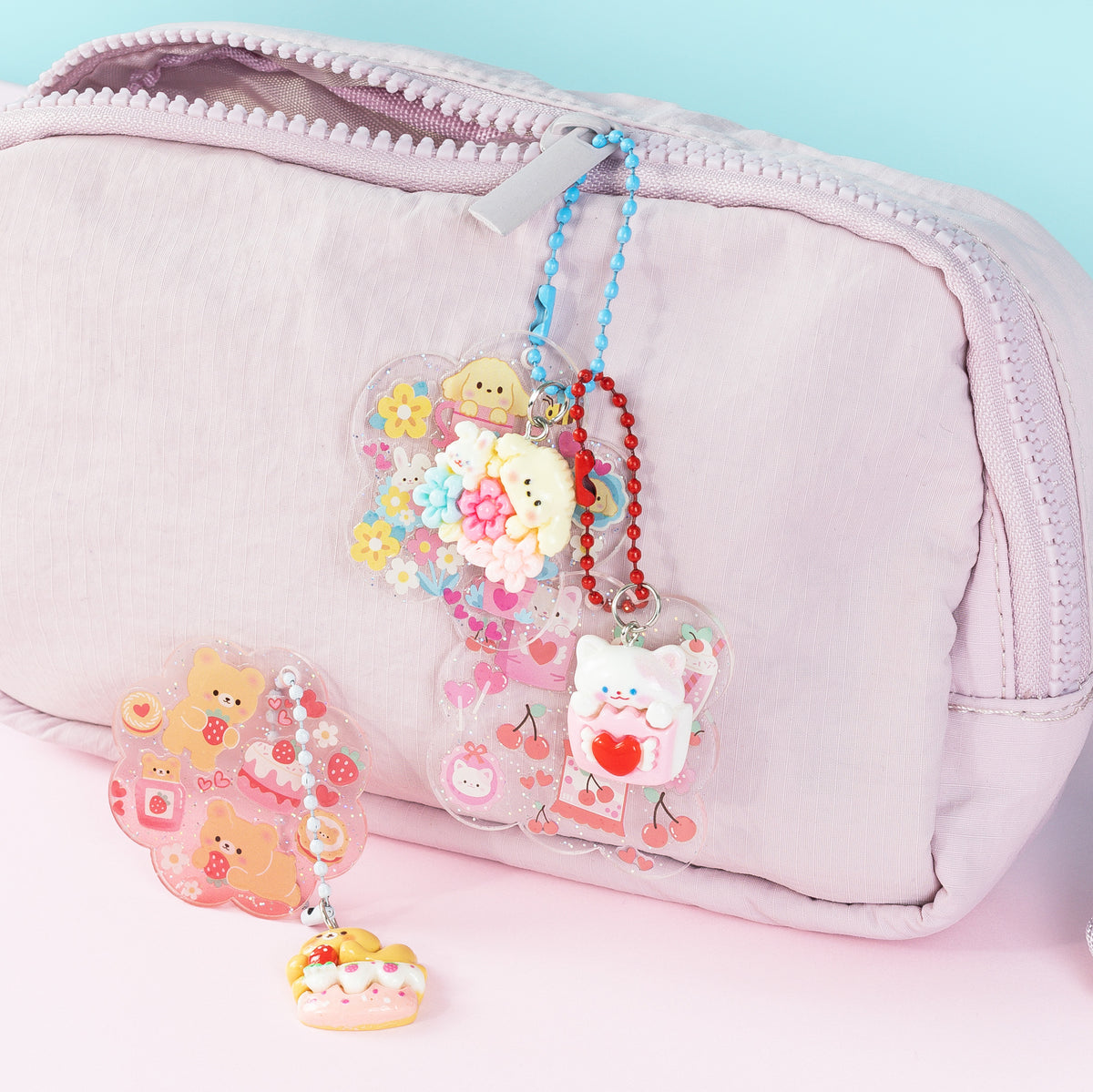 Sticker Craft Kit - Kawaii Bag Charms