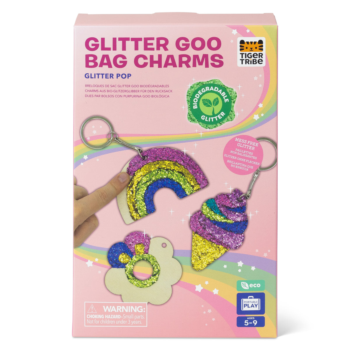 Glitter Goo Bag Charms - Glitter Pop
