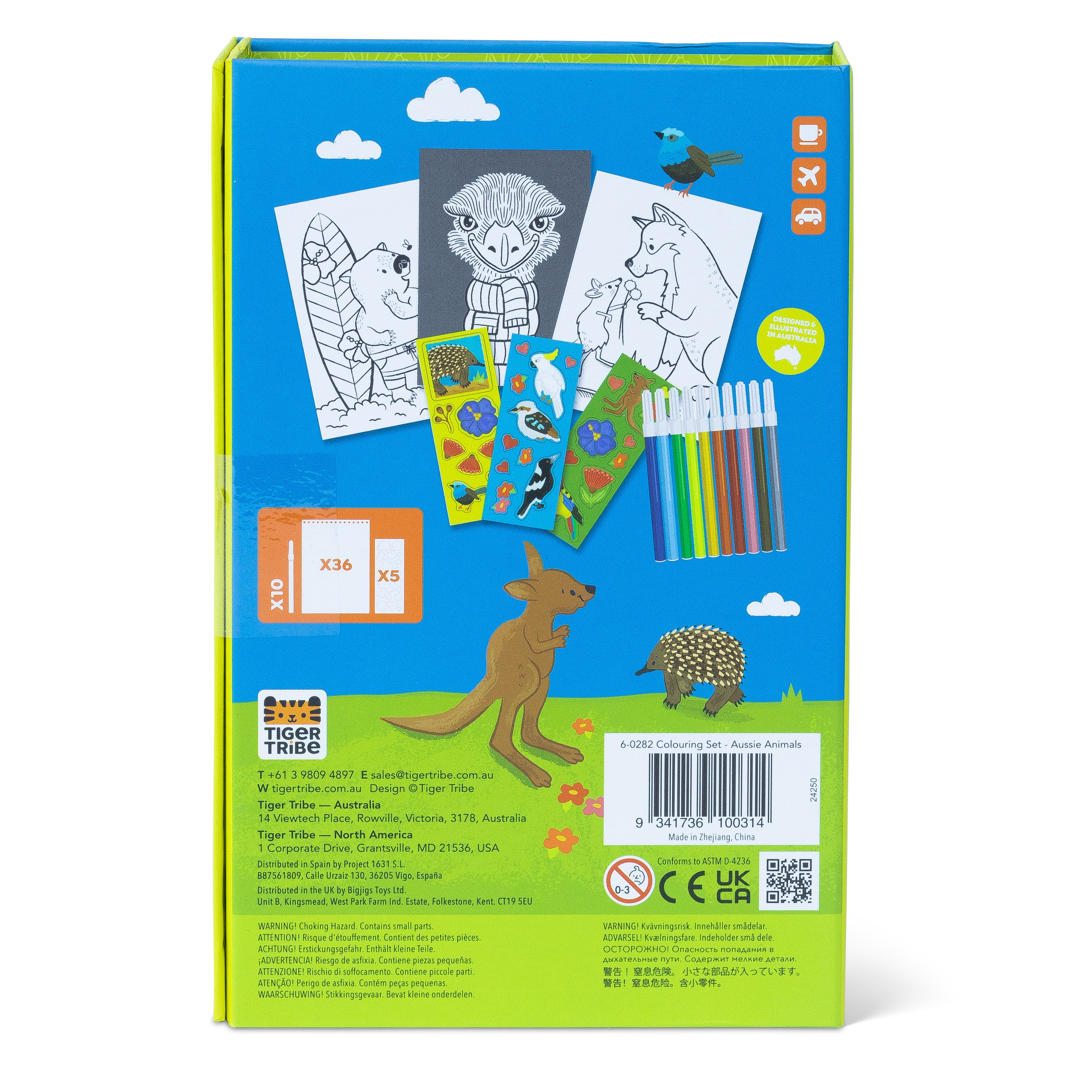 Colourinf Set (Aussie Animals)