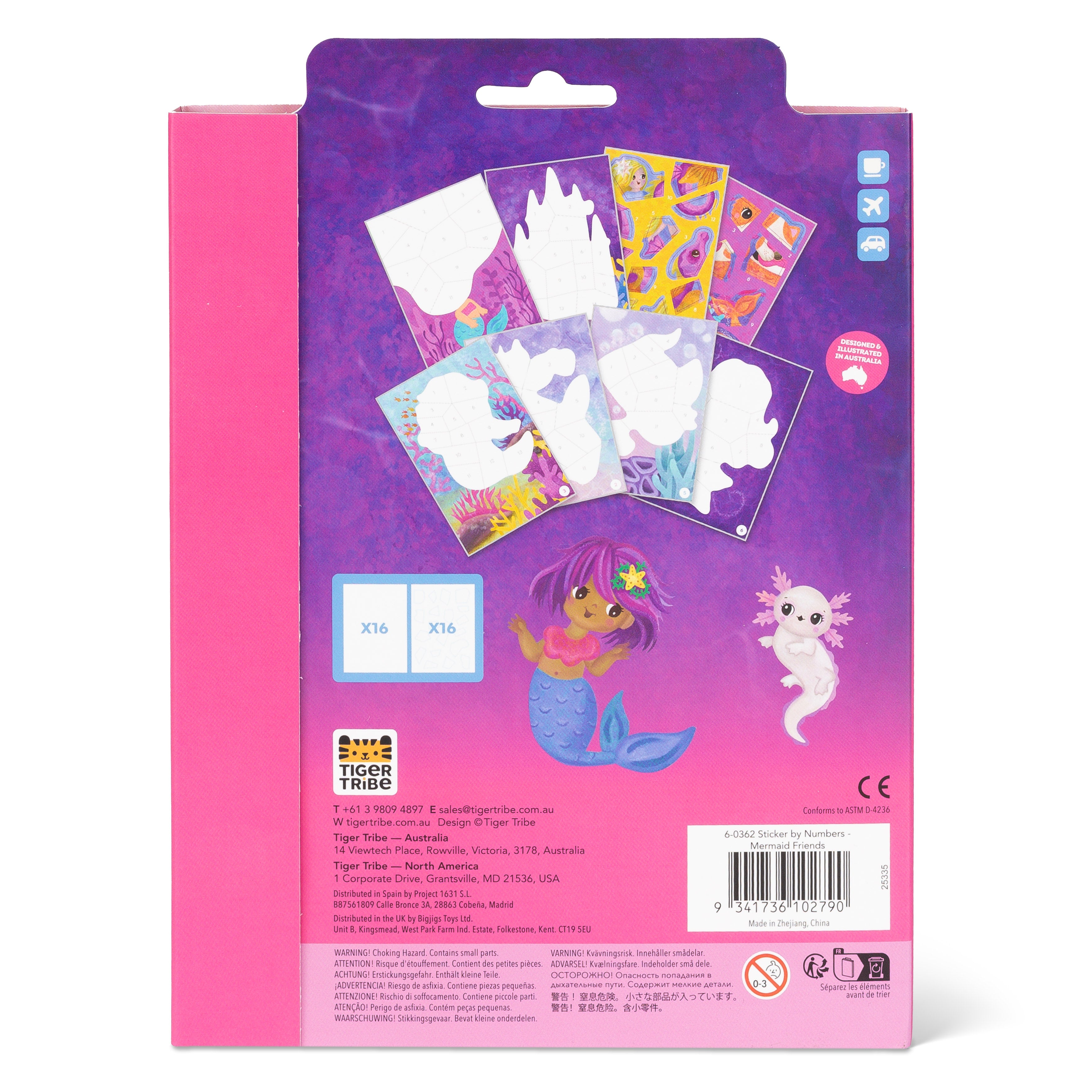Sticker By Numbers - Mermaid Friends