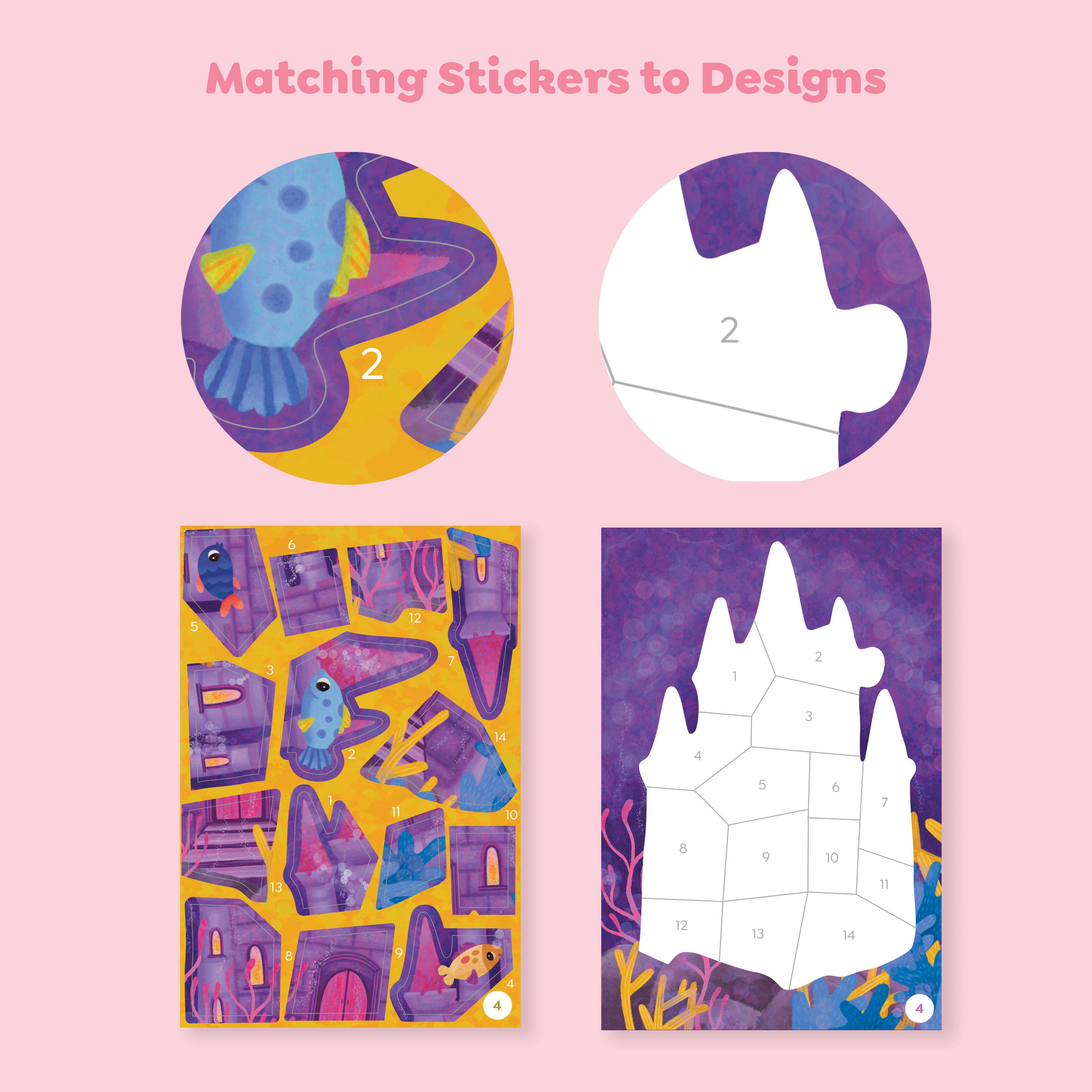 Sticker By Numbers - Mermaid Friends