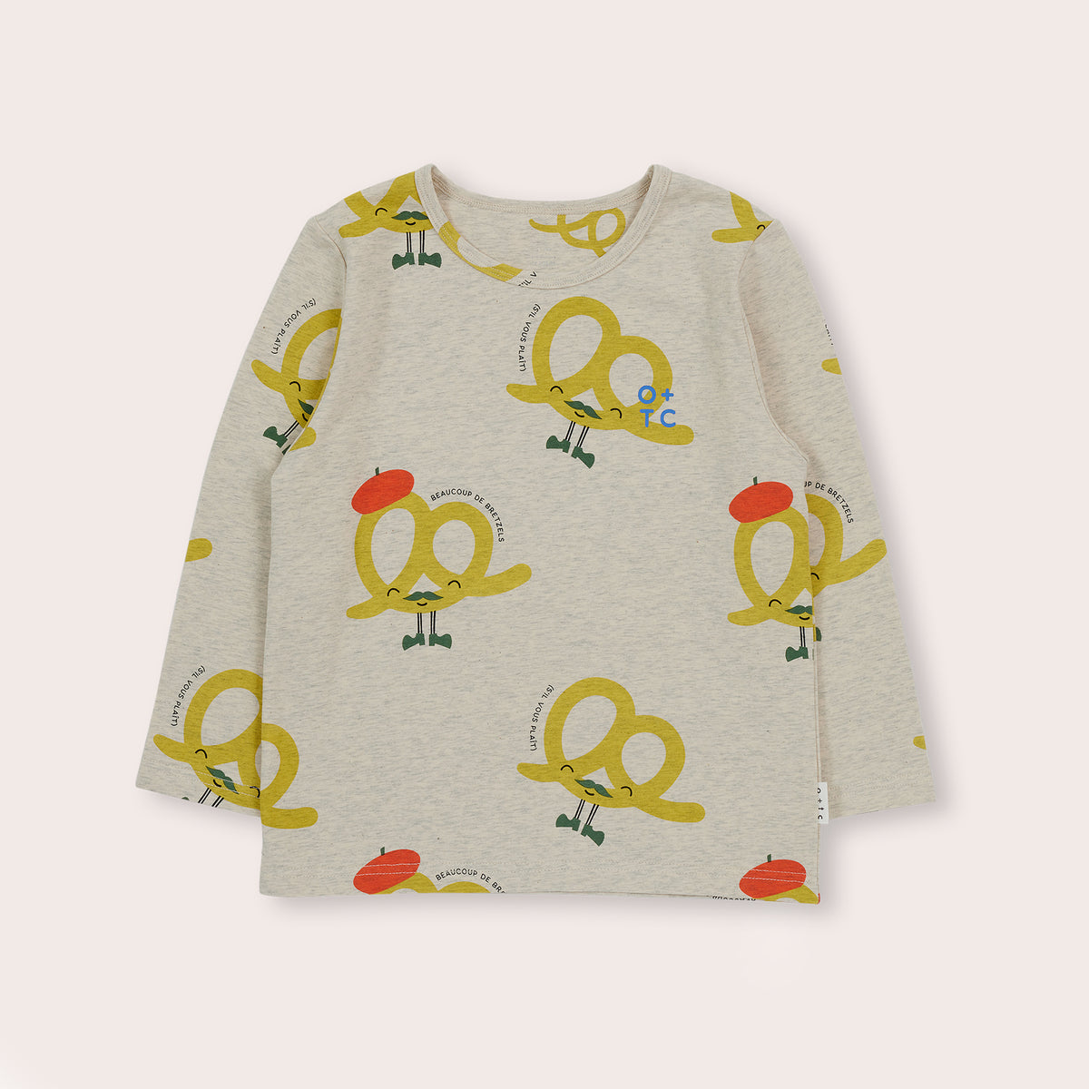 Monsieur Pretzel Long Sleeve Top