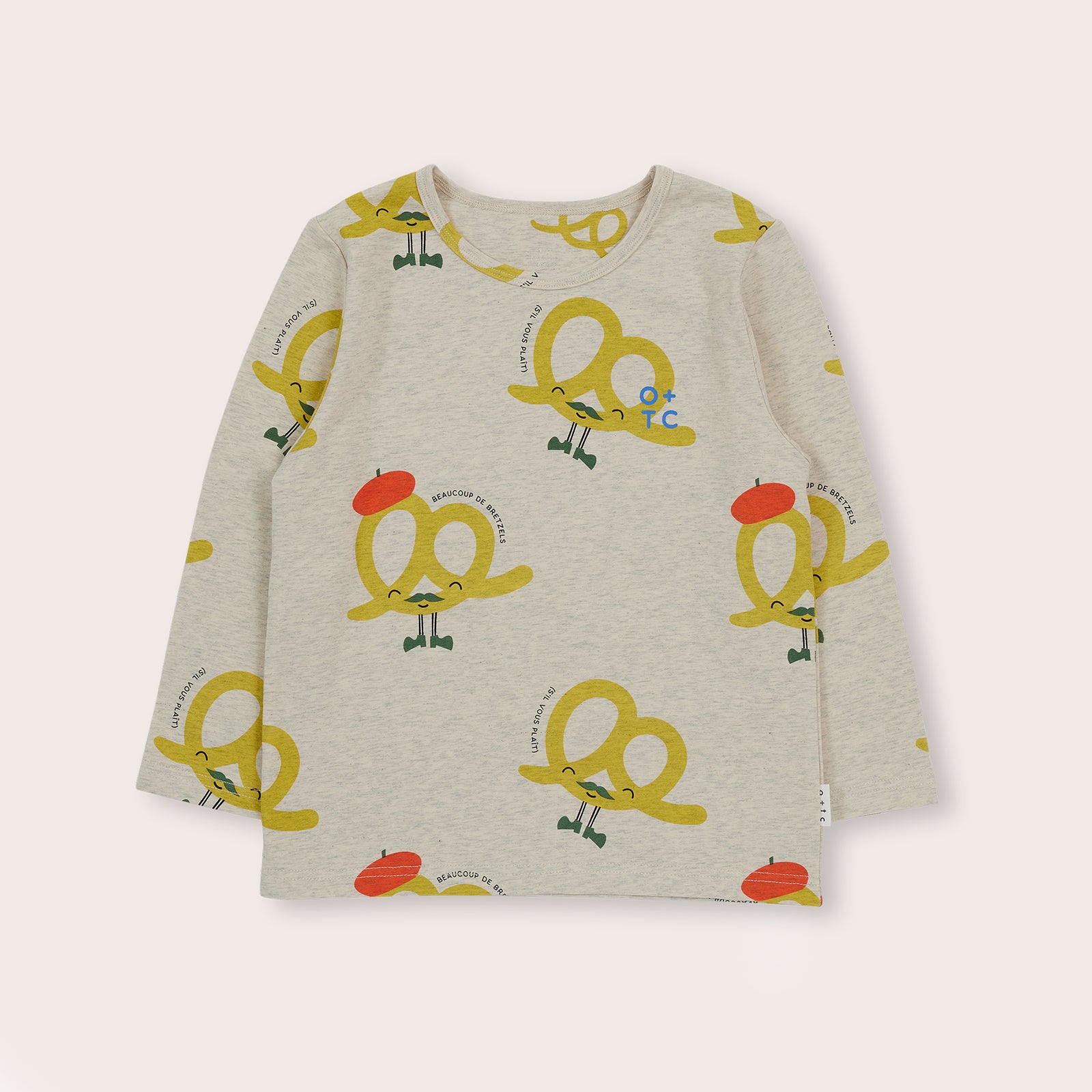 Monsieur Pretzel Long Sleeve Top