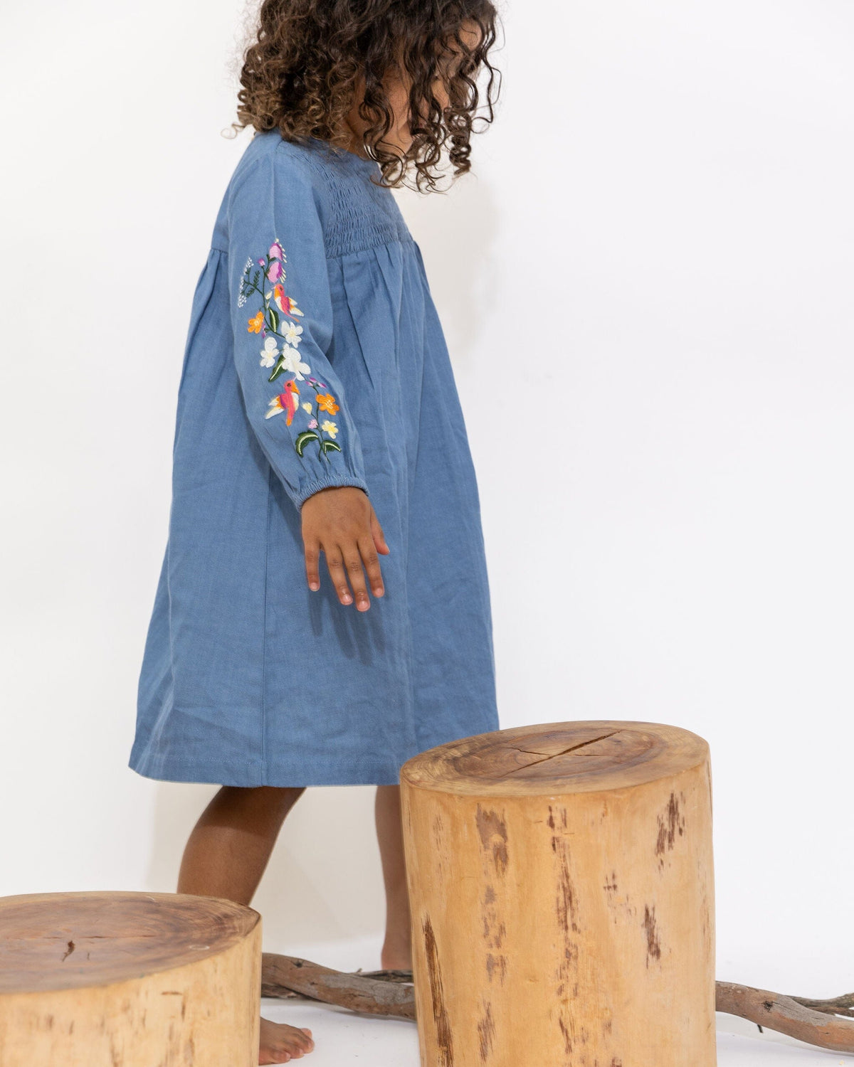 AMELIA DRESS - CHAMBRAY