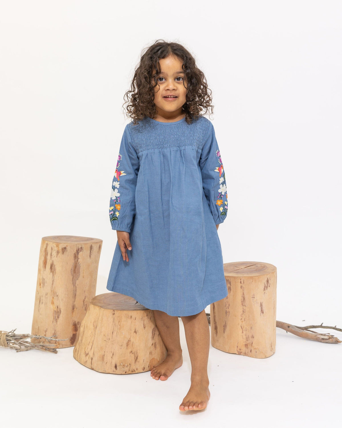 AMELIA DRESS - CHAMBRAY
