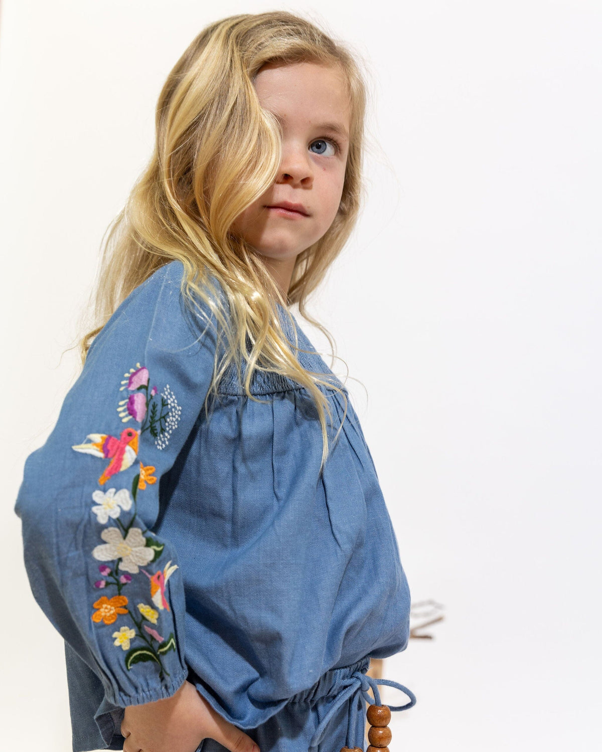 AMELIA TOP - CHAMBRAY