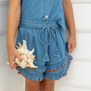 Tessa Shorts - Chambray