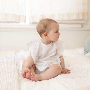 Anais Playsuit - White